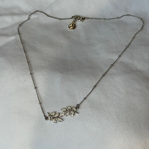 Silver Leaf Necklace